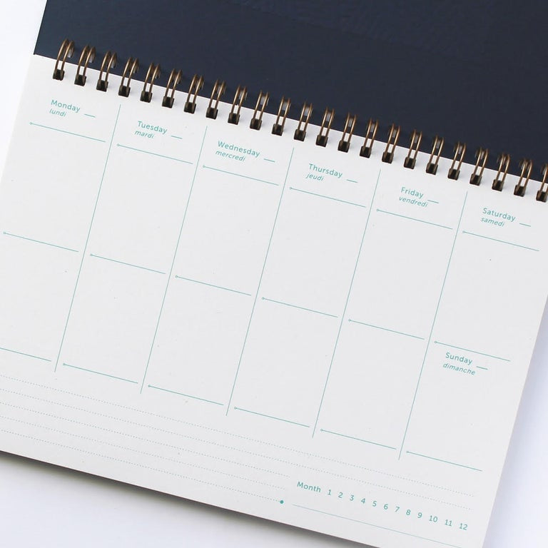 Semainier Solar rose