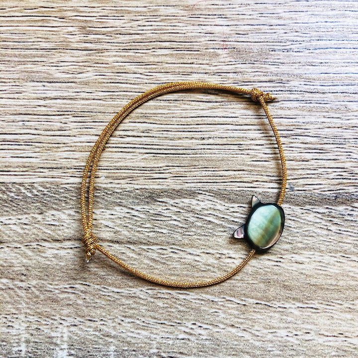 Bracelet Camille nacre doré enfant