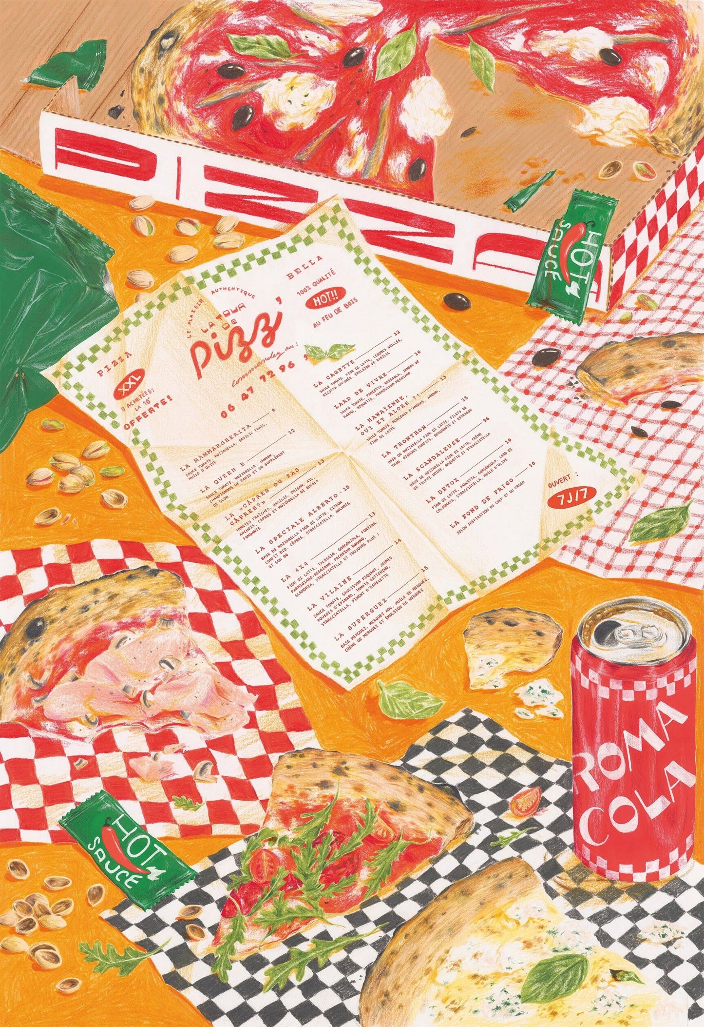 Puzzle Pizza à emporter