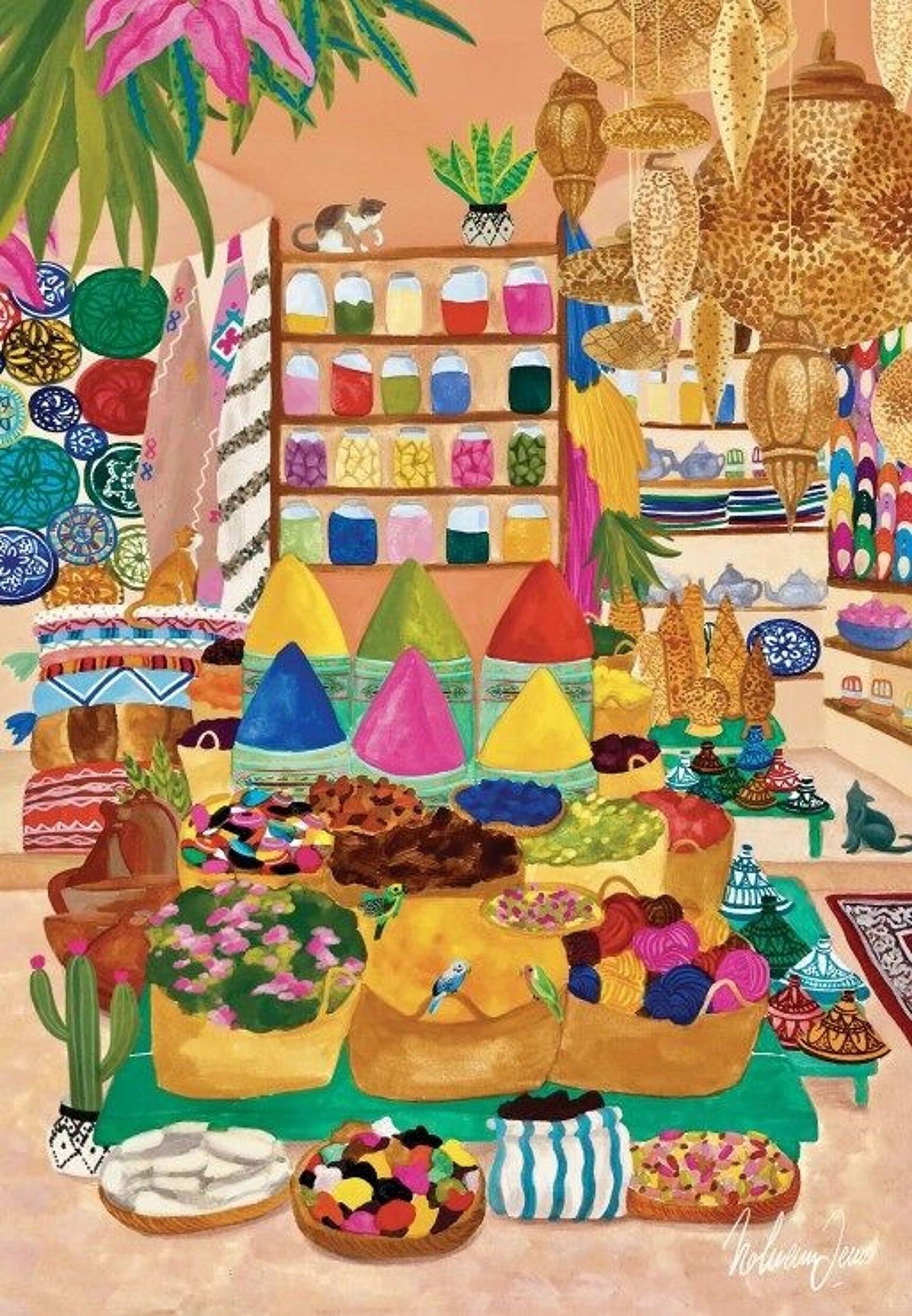 Puzzle Place des épices 1000 pièces