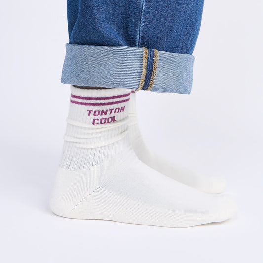 Chaussettes Tonton cool crème T42-46
