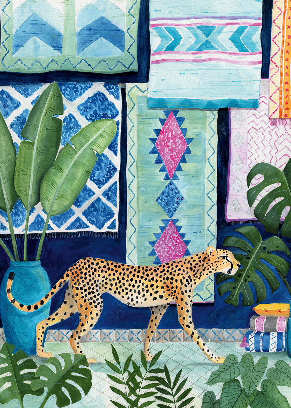 Puzzle Cheetah in Morocco 1000 pièces