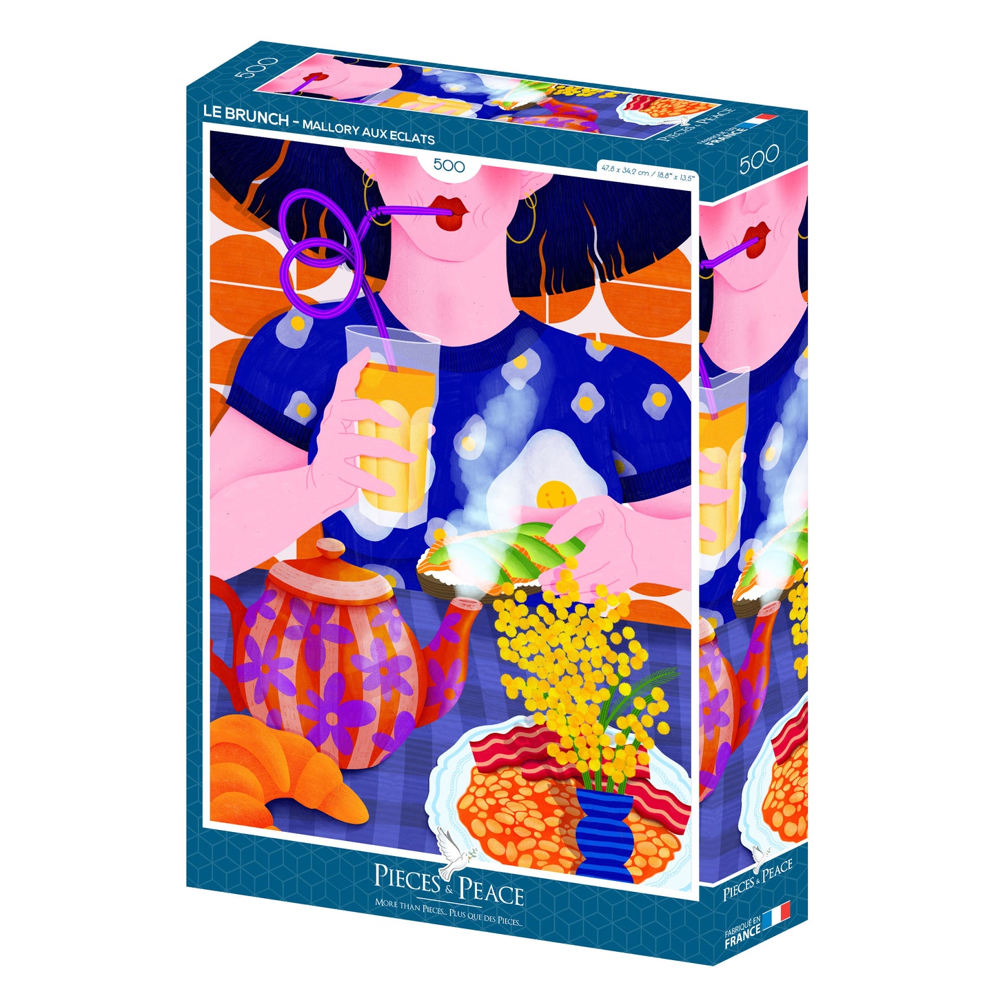 Puzzle Le brunch 500 pièces