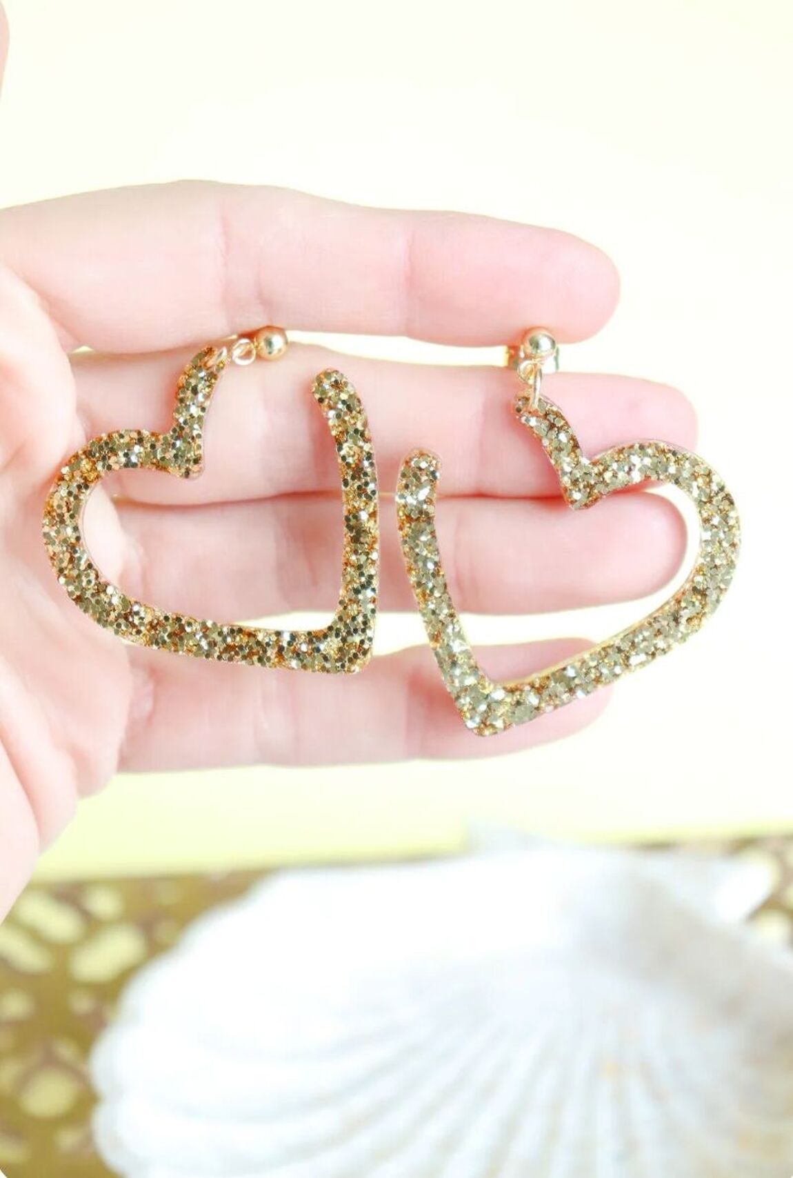 Boucles d’oreilles Coeur Or