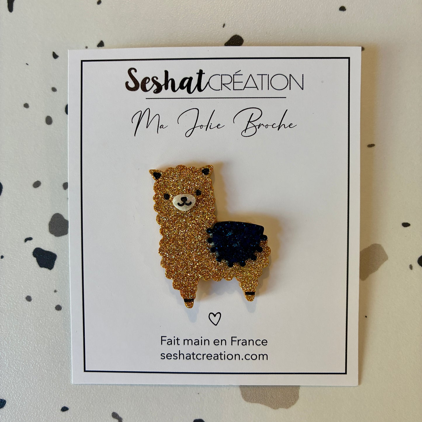Broche Lama n°2