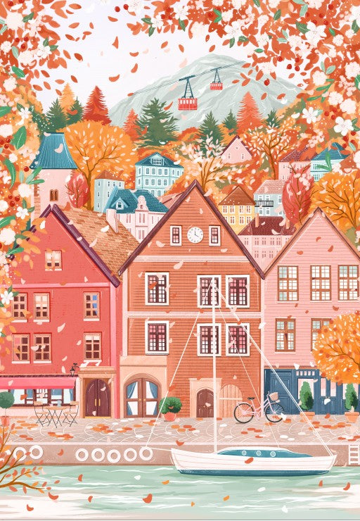 Puzzle Bergen 1000 pièces