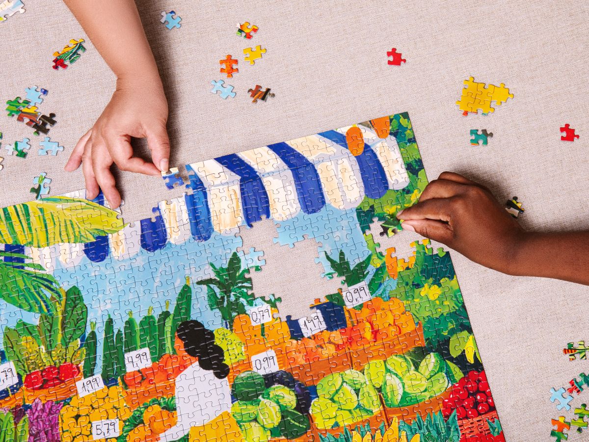 Puzzle Fruit market 1000 pièces