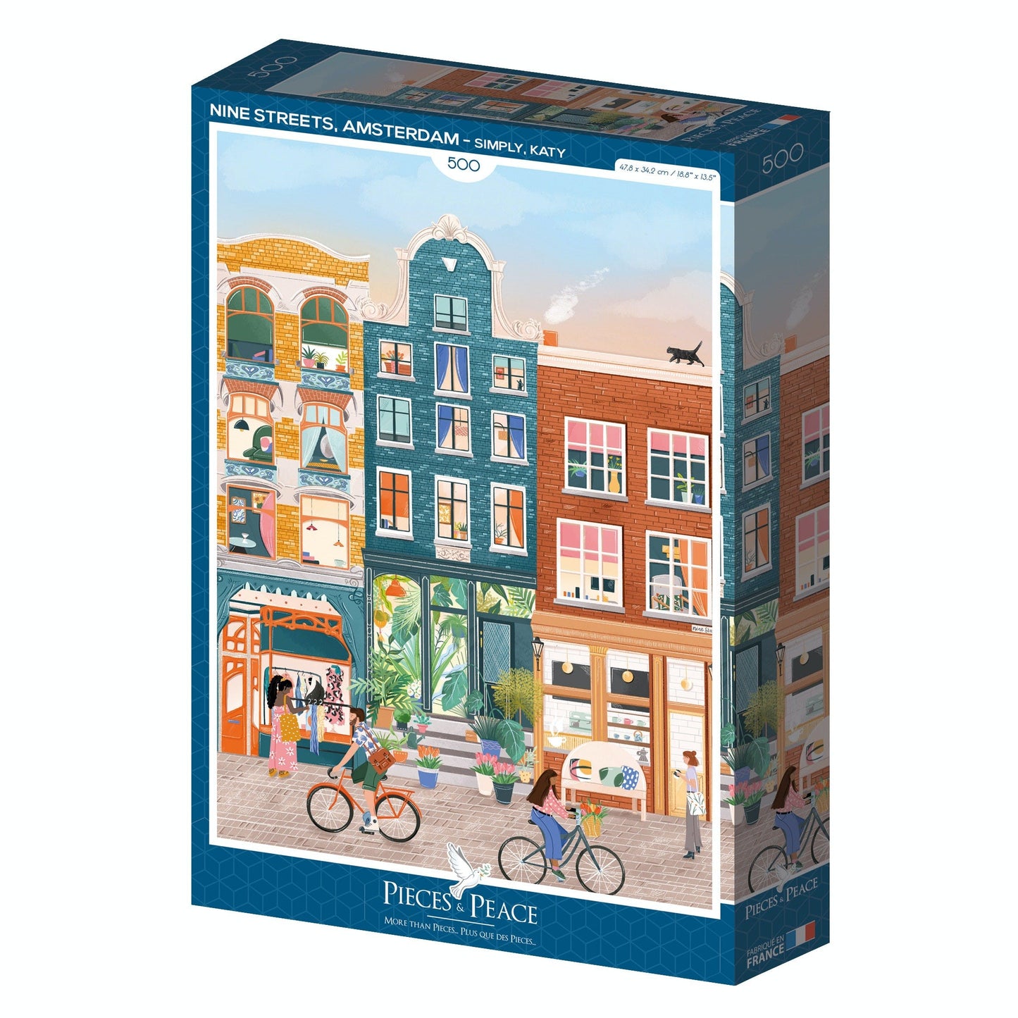 Puzzle Nine streets, Amsterdam 500 pièces