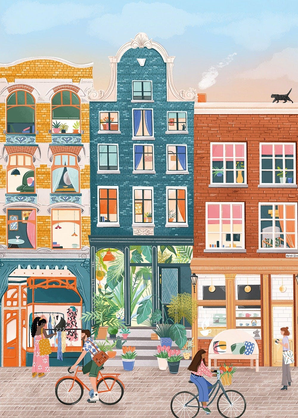 Puzzle Nine streets, Amsterdam 500 pièces