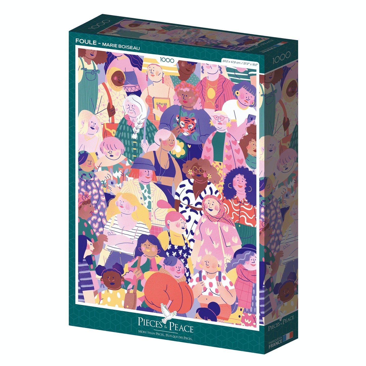 Puzzle Foule 1000 pièces