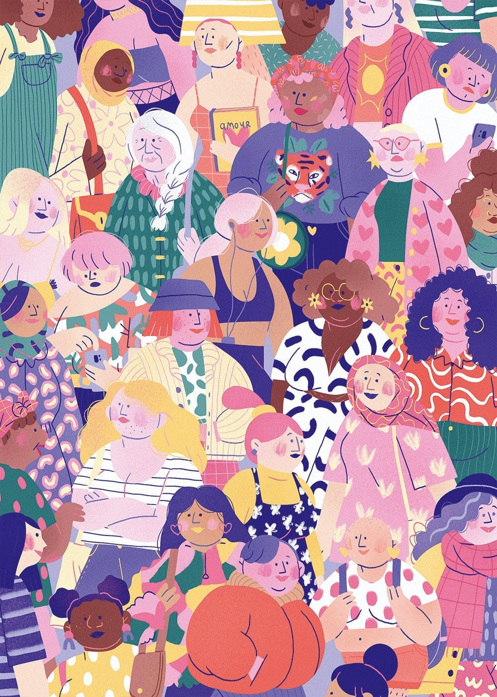 Puzzle Foule 1000 pièces