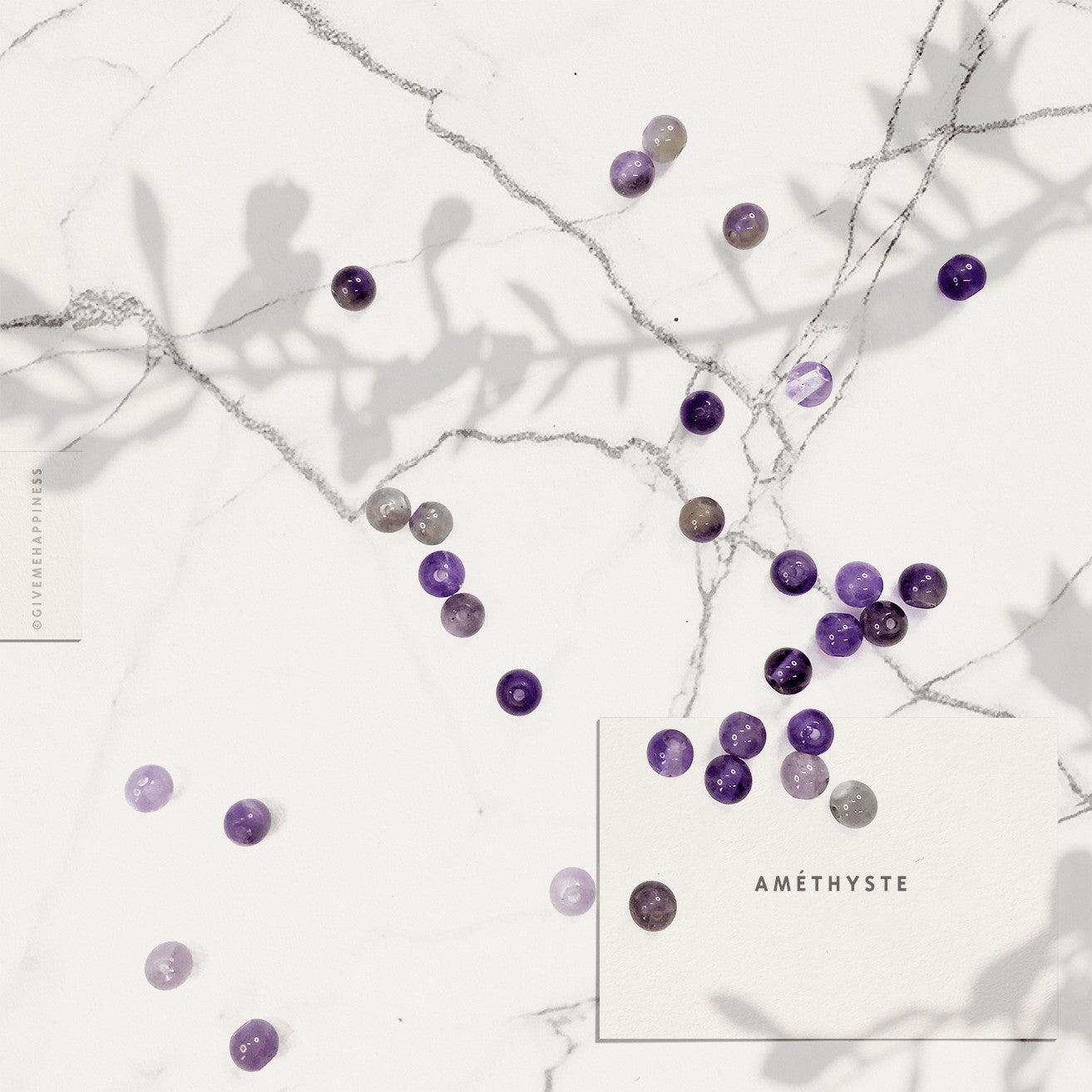 Bracelet Améthyste - Do you speak français ?