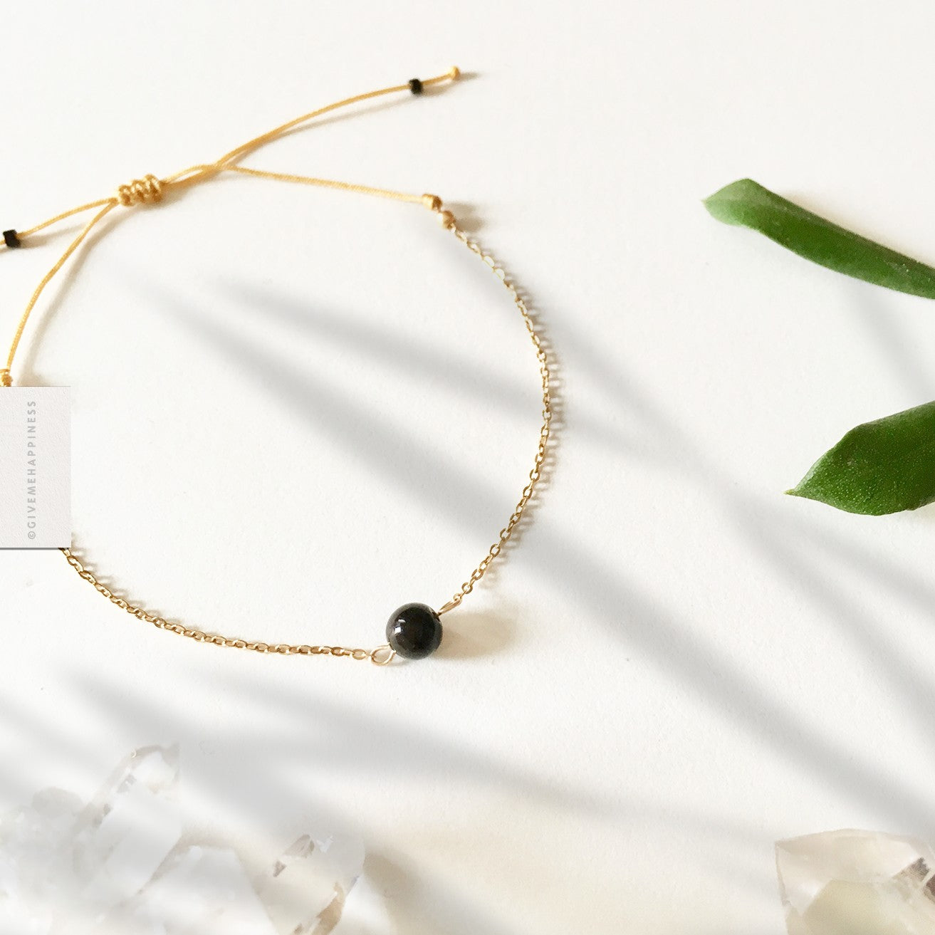 Bracelet Tourmaline noire - Do you speak français ?