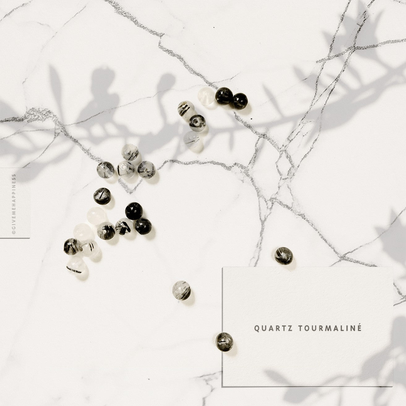 Bracelet Quartz tourmaliné - Do you speak français ?