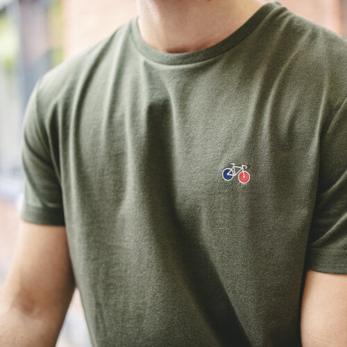 T-shirt vélo kaki - Do you speak français ?