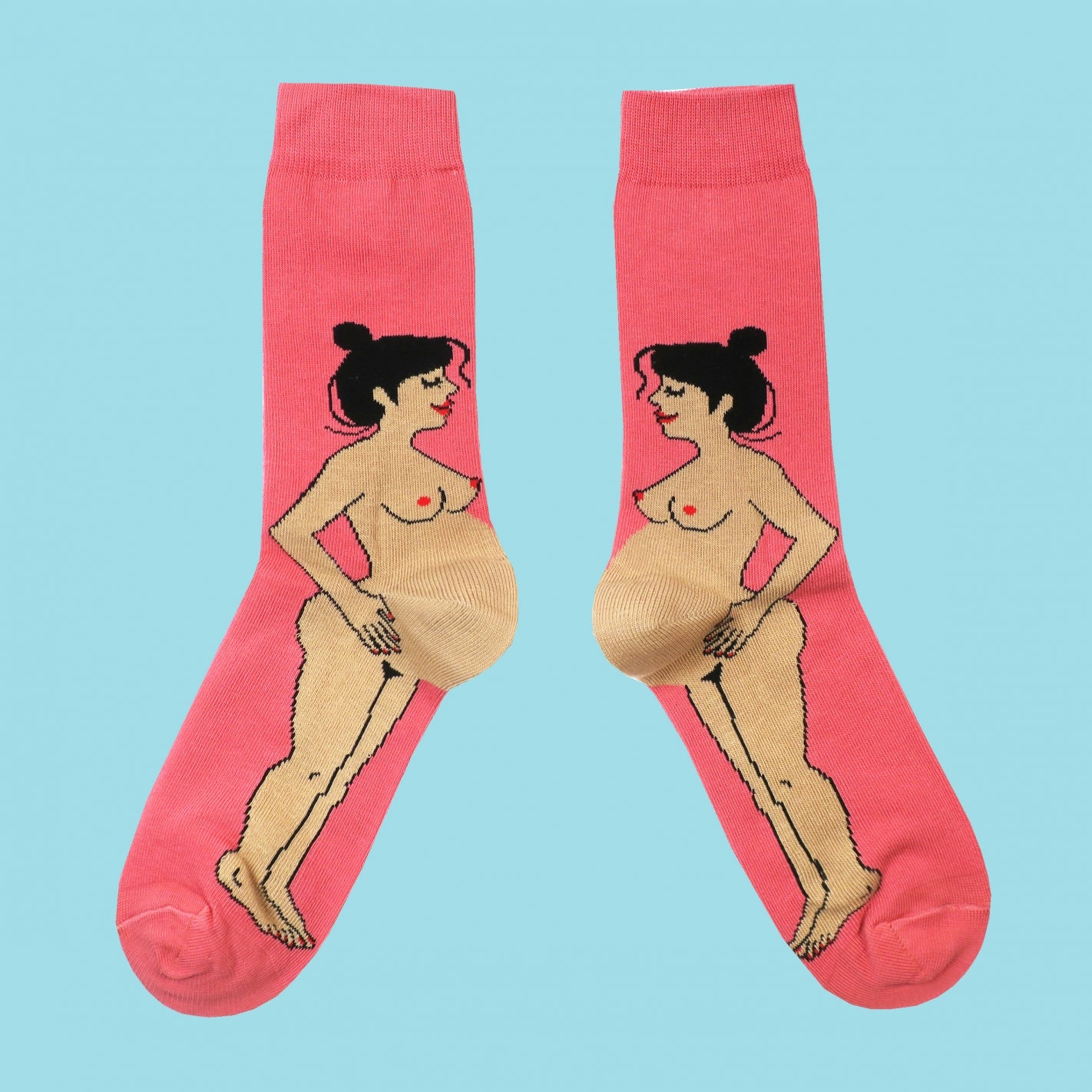 Chaussettes Femme enceinte métisse T35-44 - Do you speak français ?