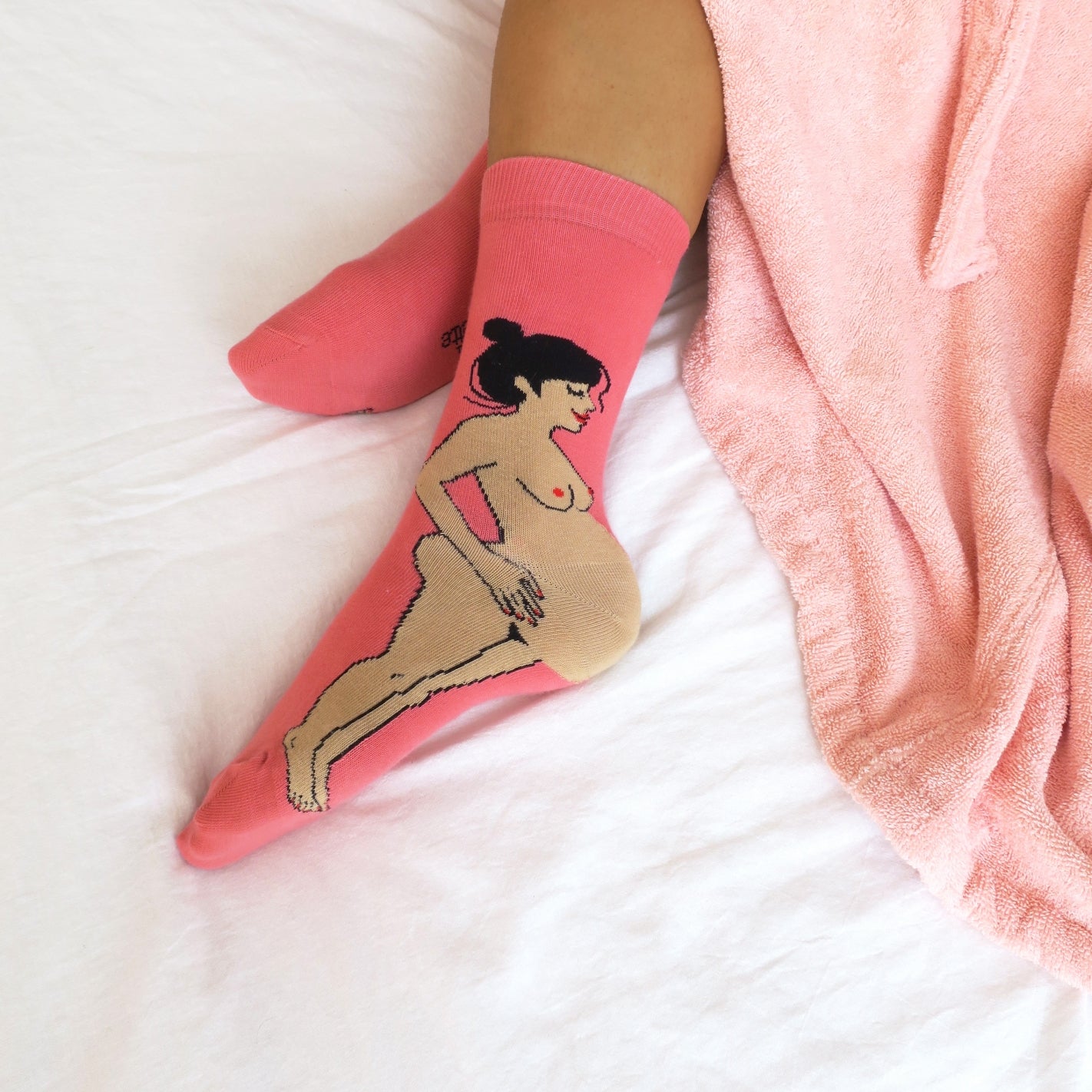 Chaussettes Femme enceinte métisse T35-44 - Do you speak français ?