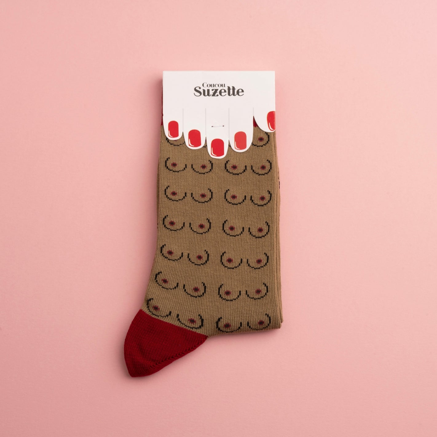 Chaussettes Seins noires T35-44 - Do you speak français ?