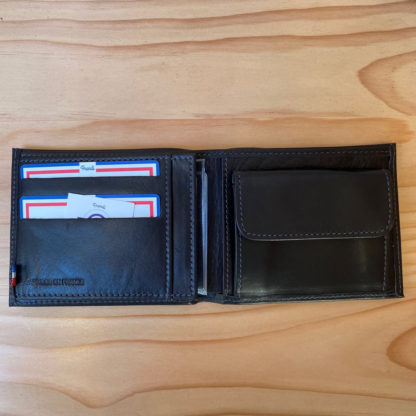 Portefeuille italien noir