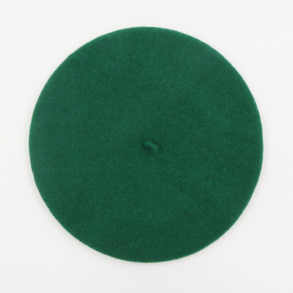Béret vert 100% laine - TU