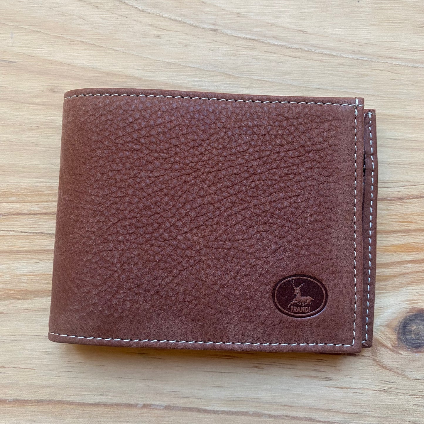 Portefeuille slim camel