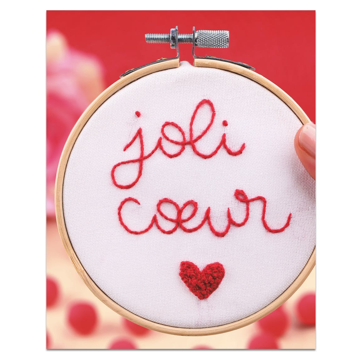 Kit de broderie Joli cœur