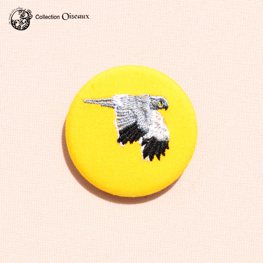 Broche petit format Busard St Martin