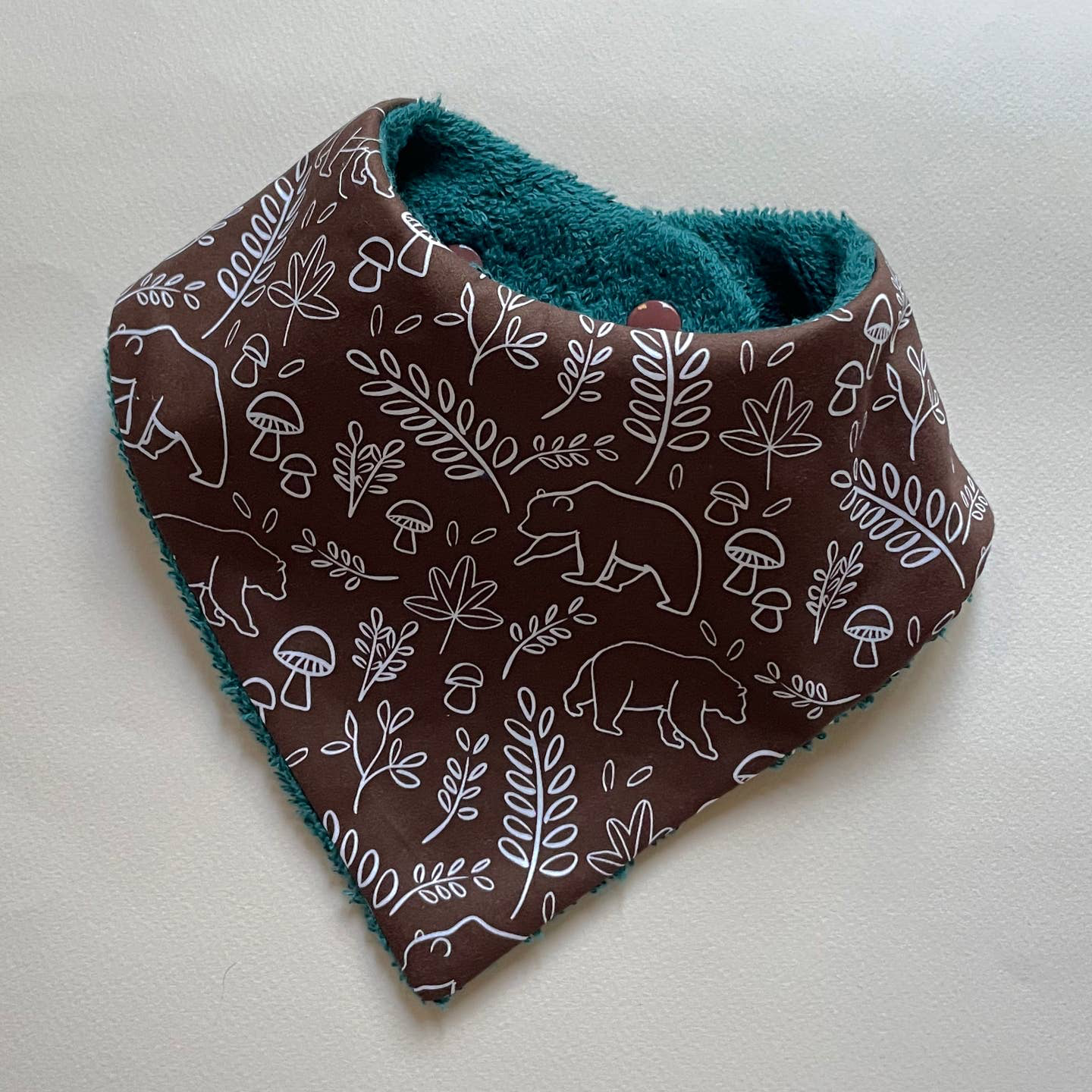 Mini bavoir Ours brun