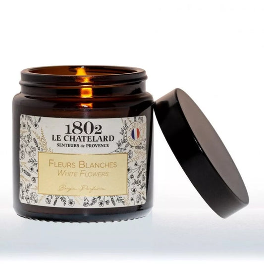 Bougie Fleurs Blanches