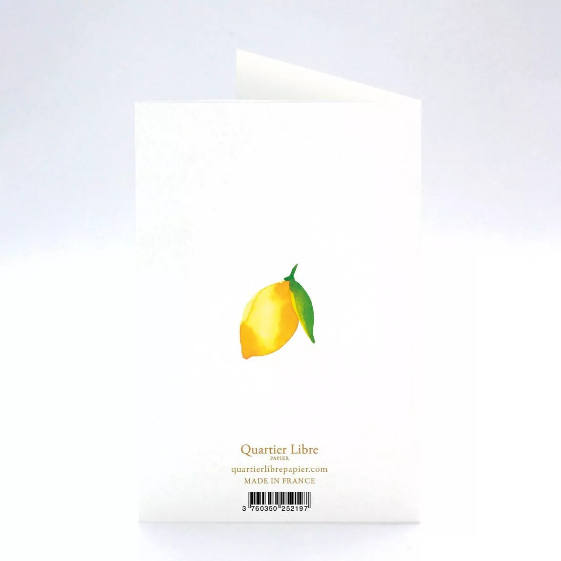 Carte anniversaire Citrons