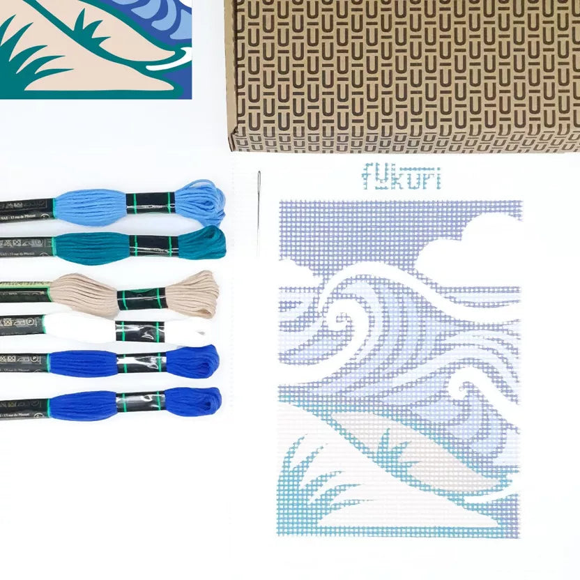 Kit de canevas Vague