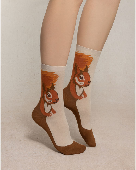 Chaussettes Écureuil sable T36/40