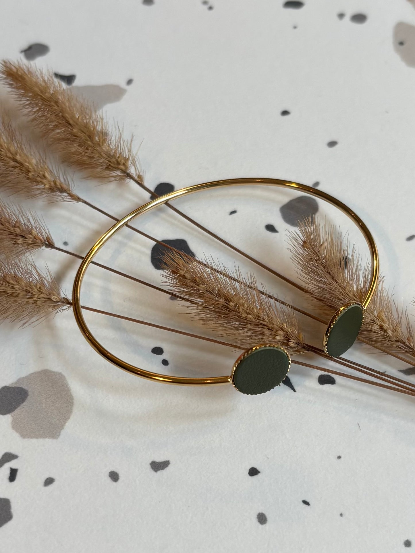 Jonc en cuir (coloris au choix)