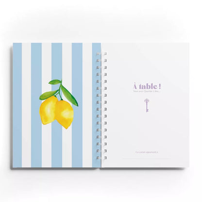 Carnet de recettes Citrons