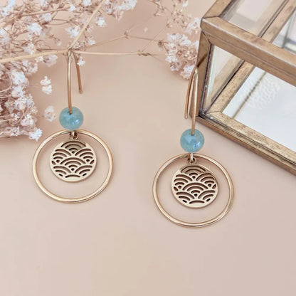 Boucles d’oreilles L’envoûtante Aventurine