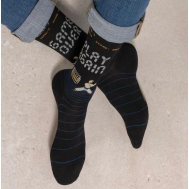 Chaussettes Kung Fu noir T43/46