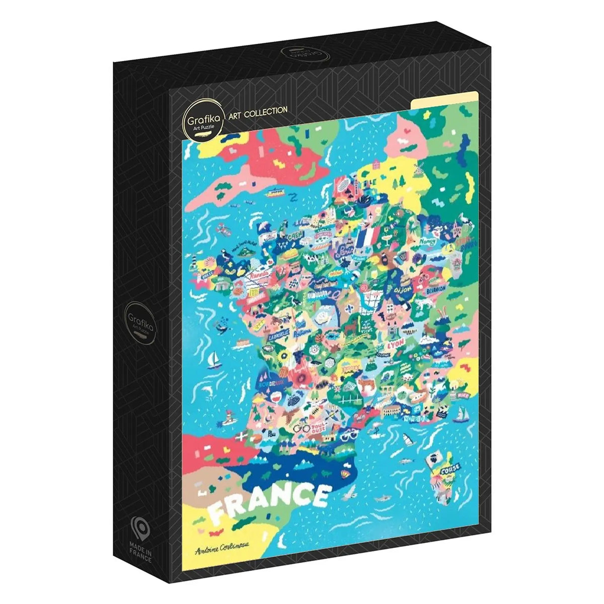 Puzzle Carte de France 1000 pièces