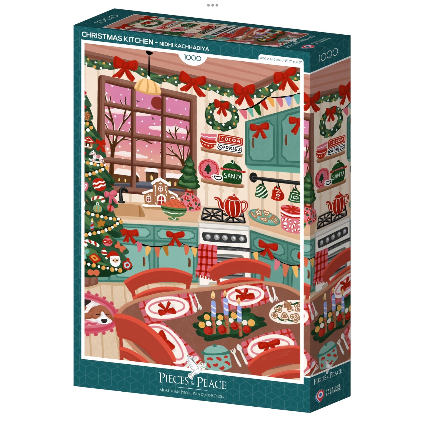 Puzzle Christmas Kitchen 1000 pièces