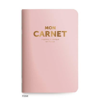 Carnets de poche colorés (couleur au choix)