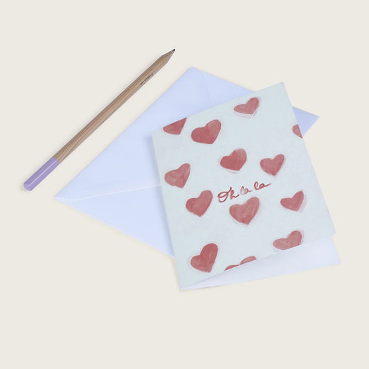 Carte double avec enveloppe - Passionate « Ohlala »