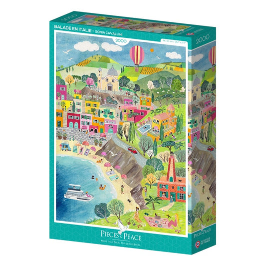 Puzzle Balade en Italie 2000 pièces
