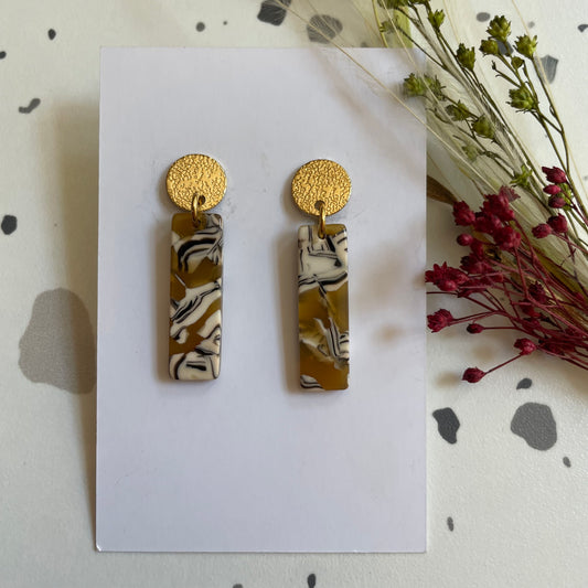 Boucles d’oreilles Charlie ocre
