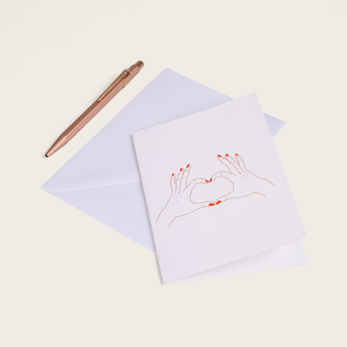 Carte double avec enveloppe - Signs