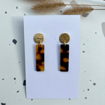 Boucles d’oreilles Charlie léopard