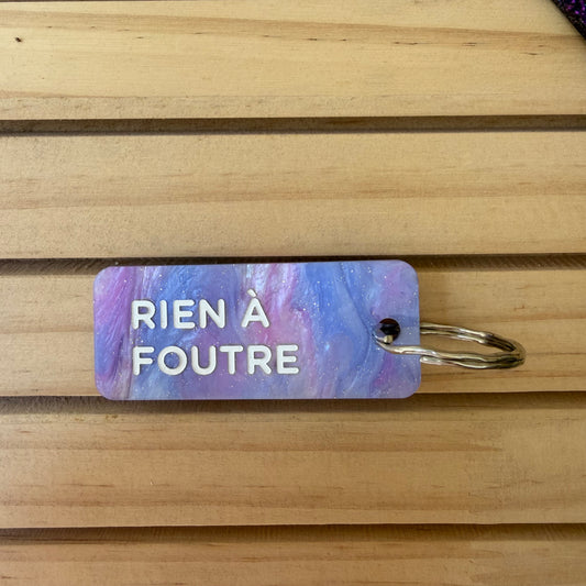 Porte-clés Rien à foutre