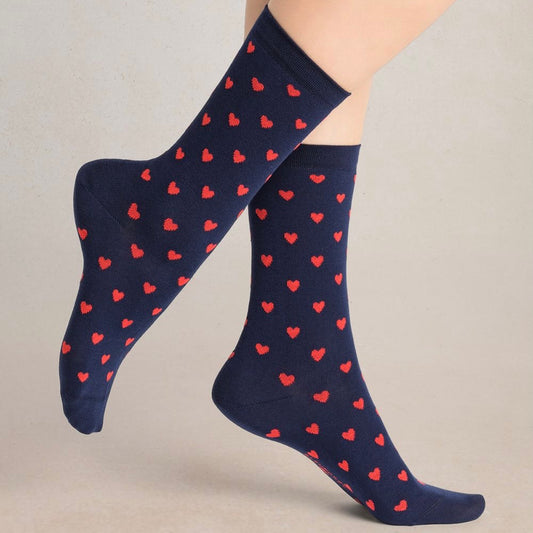 Chaussettes All over coeurs T36/40