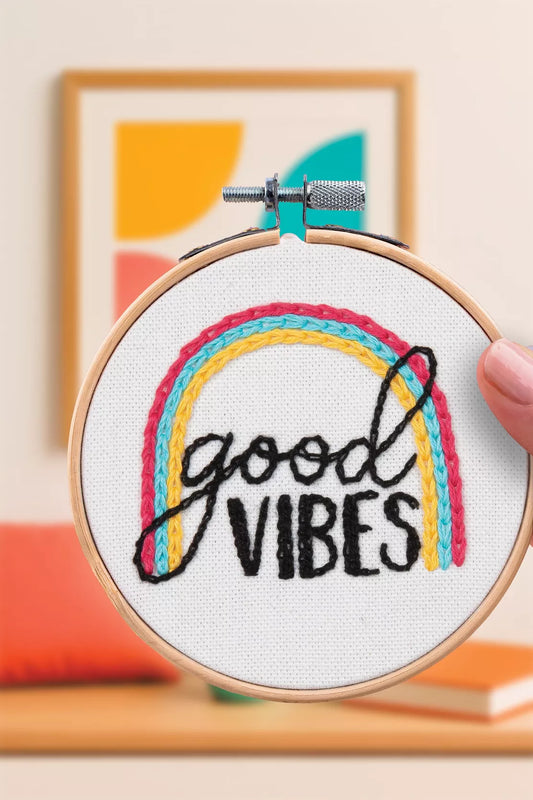 Kit de broderie Good Vibes