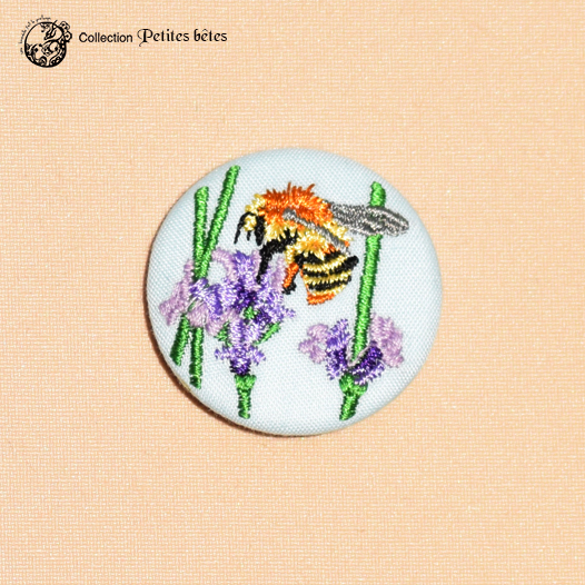 Broche petit format Lavande & Bourdon