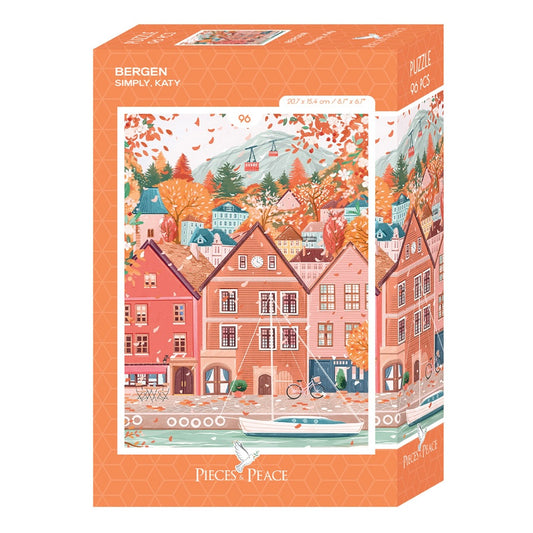 Mini Puzzle Bergen 96 pièces