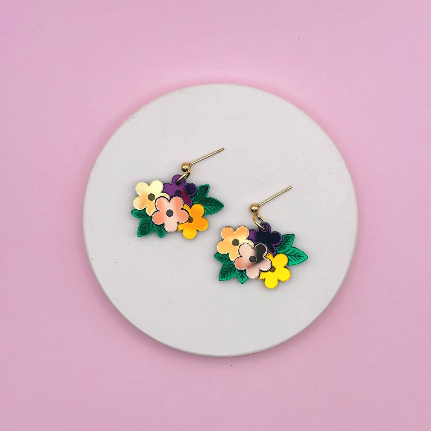 Boucles d’oreilles Bouquet
